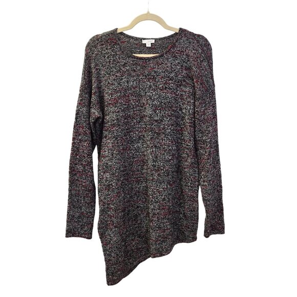 J. Jill Sweaters - J. Jill Pure Jill Wool & Cashmere Blend Asymmetrical Tunic Sweater Size Medium